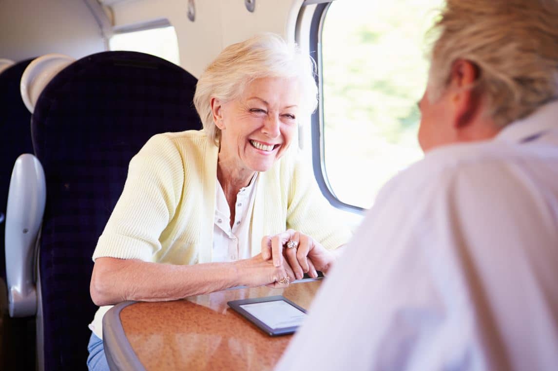 Senior Dans Le Train