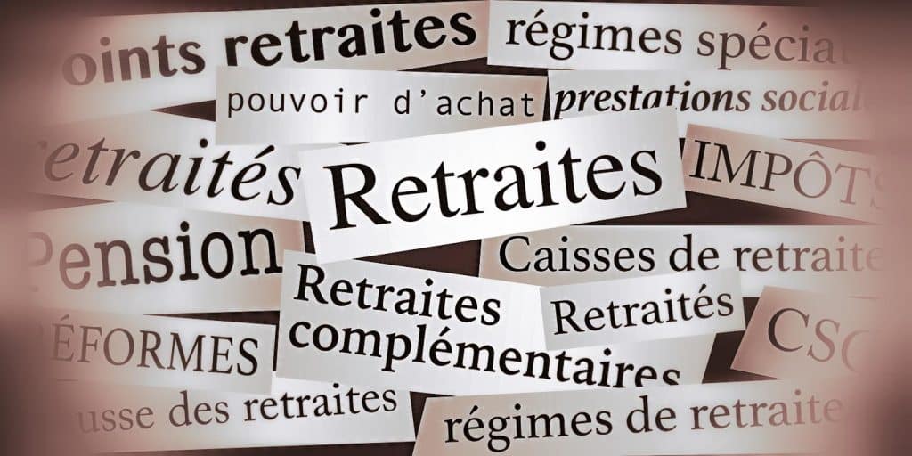 Words Symbolizing The Reforms On Retirement Age And The Purchasing Power Of Retirees.