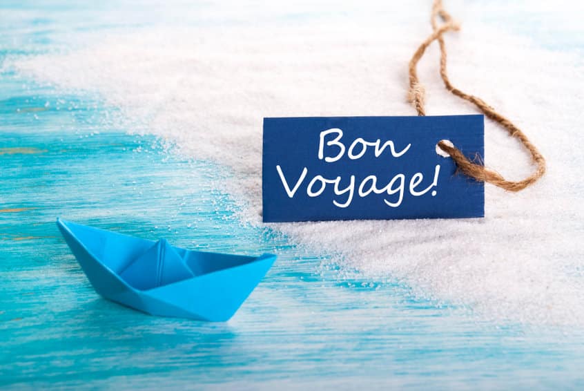 Blue Label With Bon Voyage