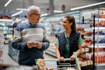 sevices senior supermarché