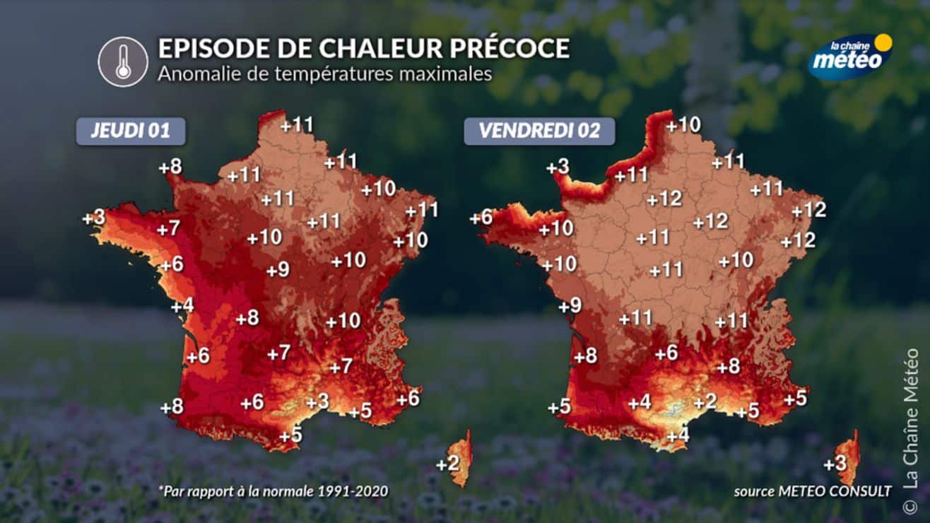 Chaleur 1 Mai 2025 Lachainemeteo