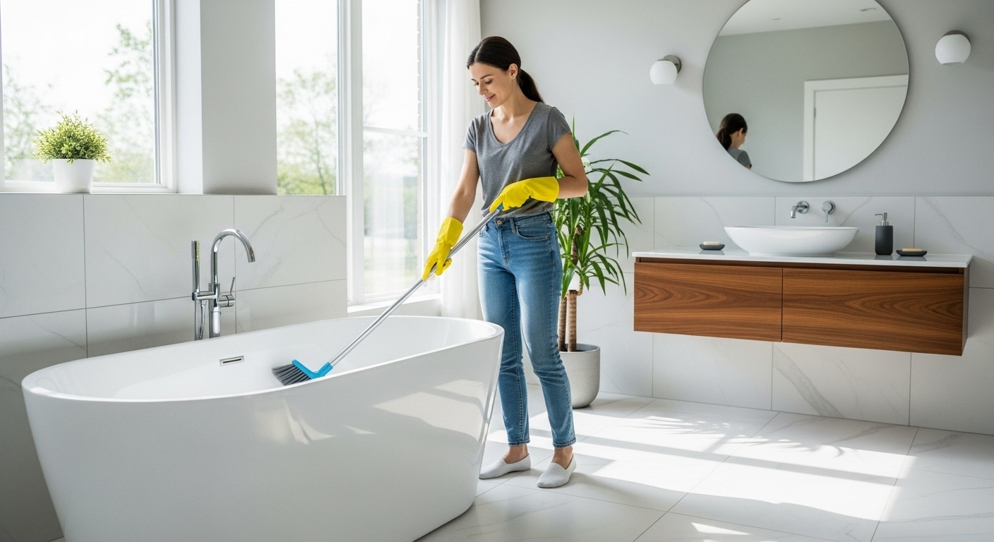La bonne posture à adopter pour un nettoyage sans fatigue