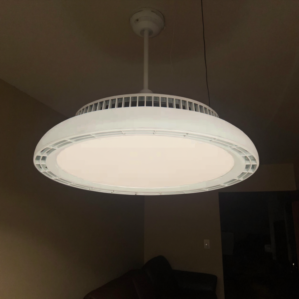 A Moins De 30 E Chez Action Ce Ventilateur Fixe Au Plafond Rafraichit Toute La Piece En Plus De Leclairer Featured