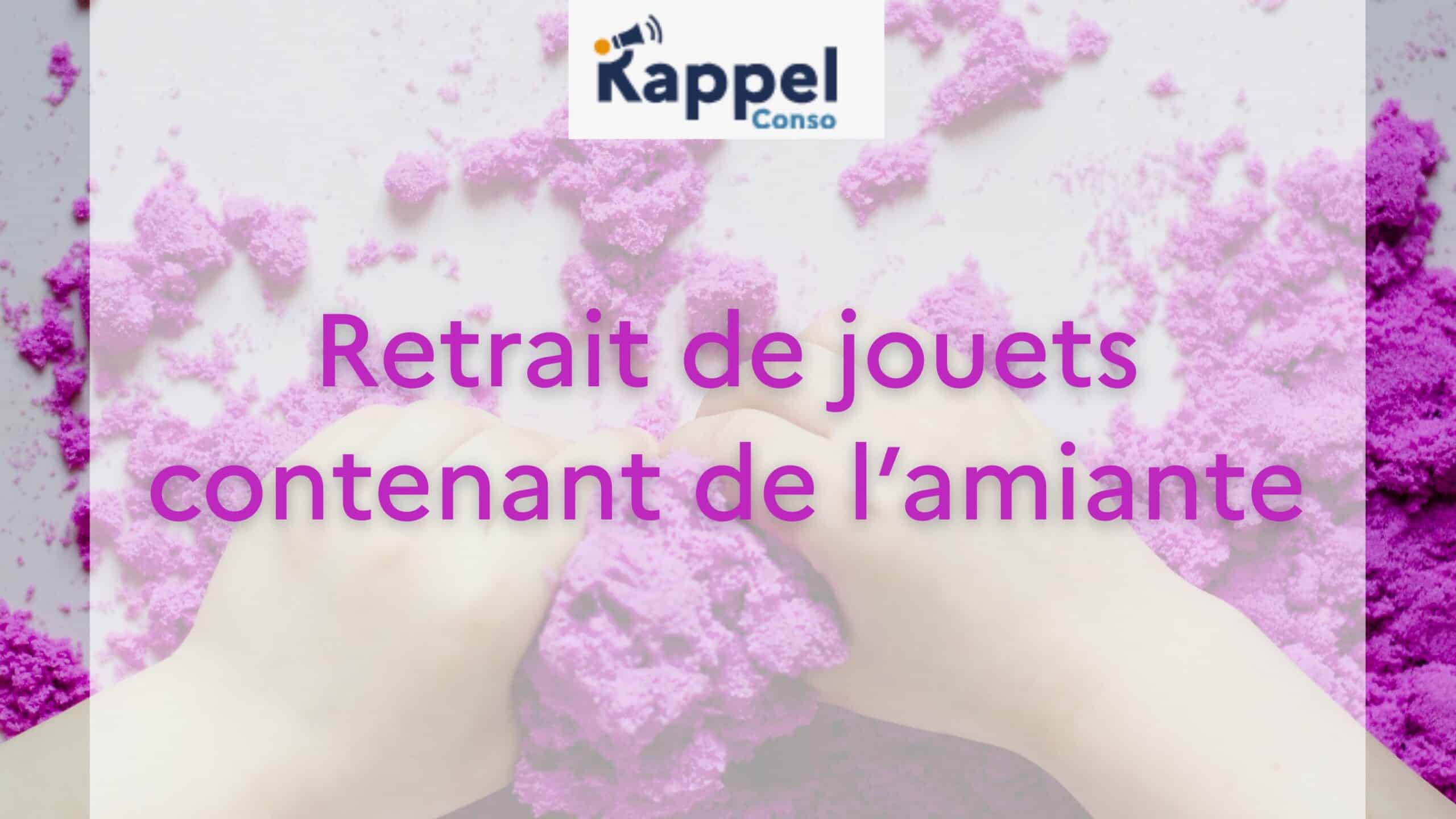 J'ai offert du sable magique à mes petits-enfants : la DGCCRF a confirmé la présence d'amiante dans ces jouets