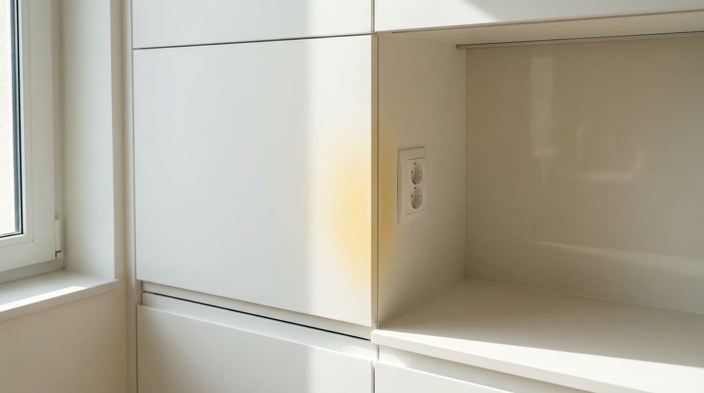 Jai Repeint Ma Cuisine En Blanc Il Y A Un An Aujourdhui Jai Compris Pourquoi Elle A Vire Au Jaune Et Comment Leviter Featured