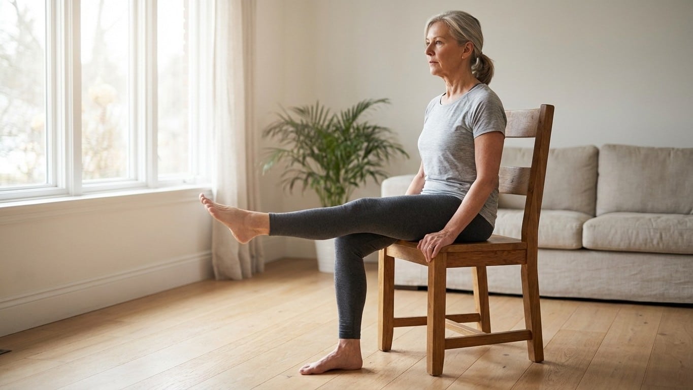 « Je ne pouvais plus me lever sans m'appuyer sur la table » : ces 4 mouvements assis ont suffi à me remettre d'applomb apr...