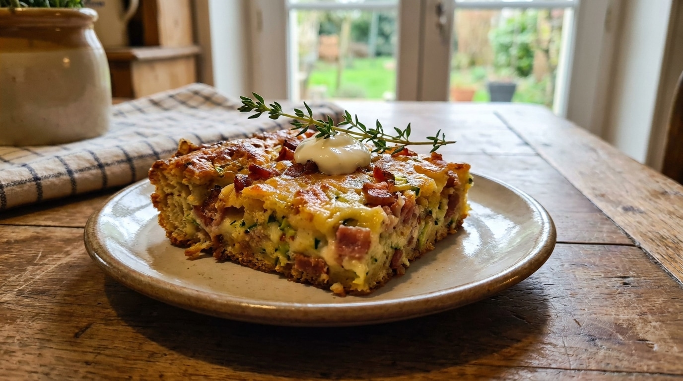 Ma Voisine Ma Supplie De Lui Donner La Recette En Repartant Ce Brownie Sale Courgette Lardons Est Devenu Ma Signature Featured