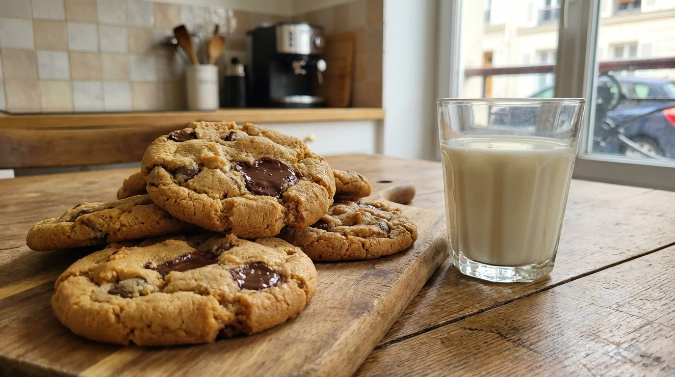 Mon Mari A Cru Que Je Les Avais Achetes En Boulangerie La Recette De Cookies Express Qui Fait Fondre Absolument Tout Le Monde Featured