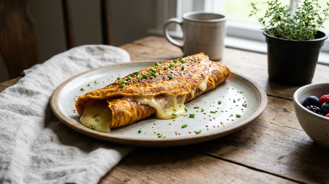 On Ne Sattendait Pas A Ce Quune Simple Omelette A La Patate Douce Soit Aussi Genereuse Parfumee Et Rassasiante Et Pourtant Featured