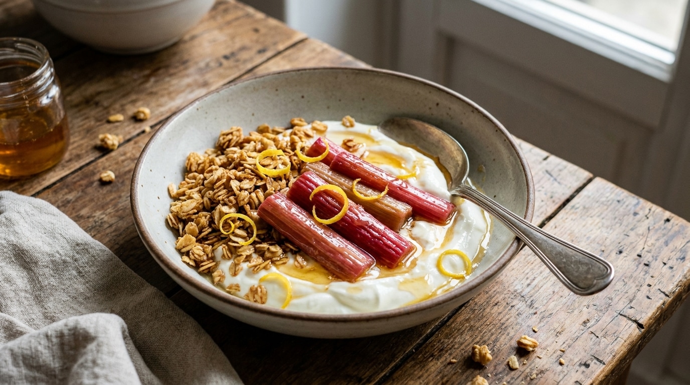 Un Granola Croustillant Un Yaourt Fondant Et Un Fruit De Saison Qui Sublime Le Tout Cest Le Petit Dejeuner Des Vrais Gourmands Featured