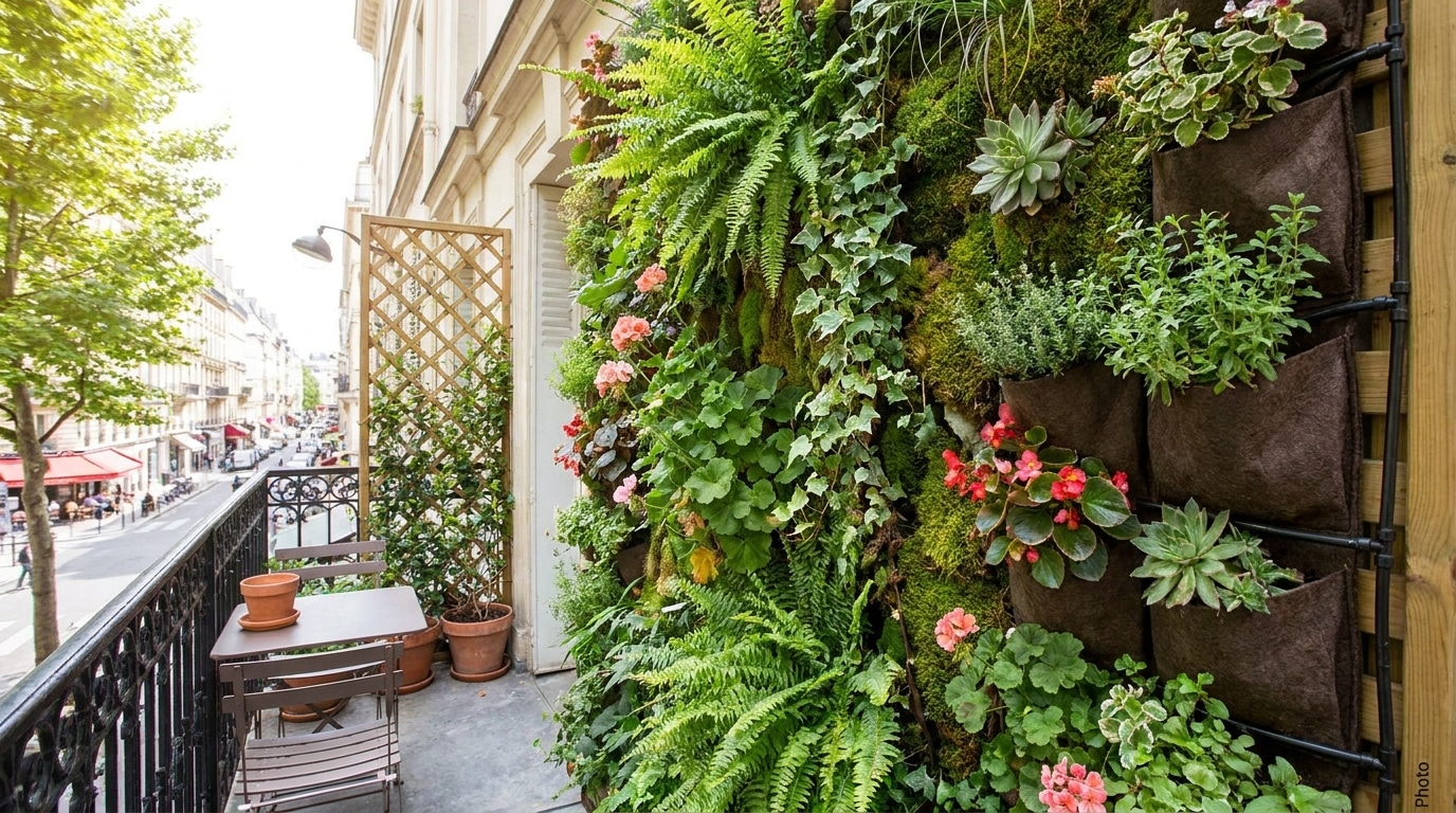 Vegetaliser Un Mur Sans Jardin Parmi Les 3 Supports Qui Existent Un Seul Donne Un Resultat Qui Dure Vraiment Featured