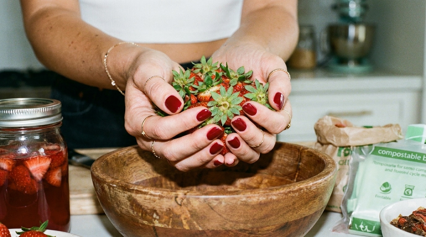 Vous Jetez Les Queues De Vos Fraises Arretez Tout De Suite Ce Que Vous Pouvez En Faire Va Changer Votre Facon De Cuisiner Featured
