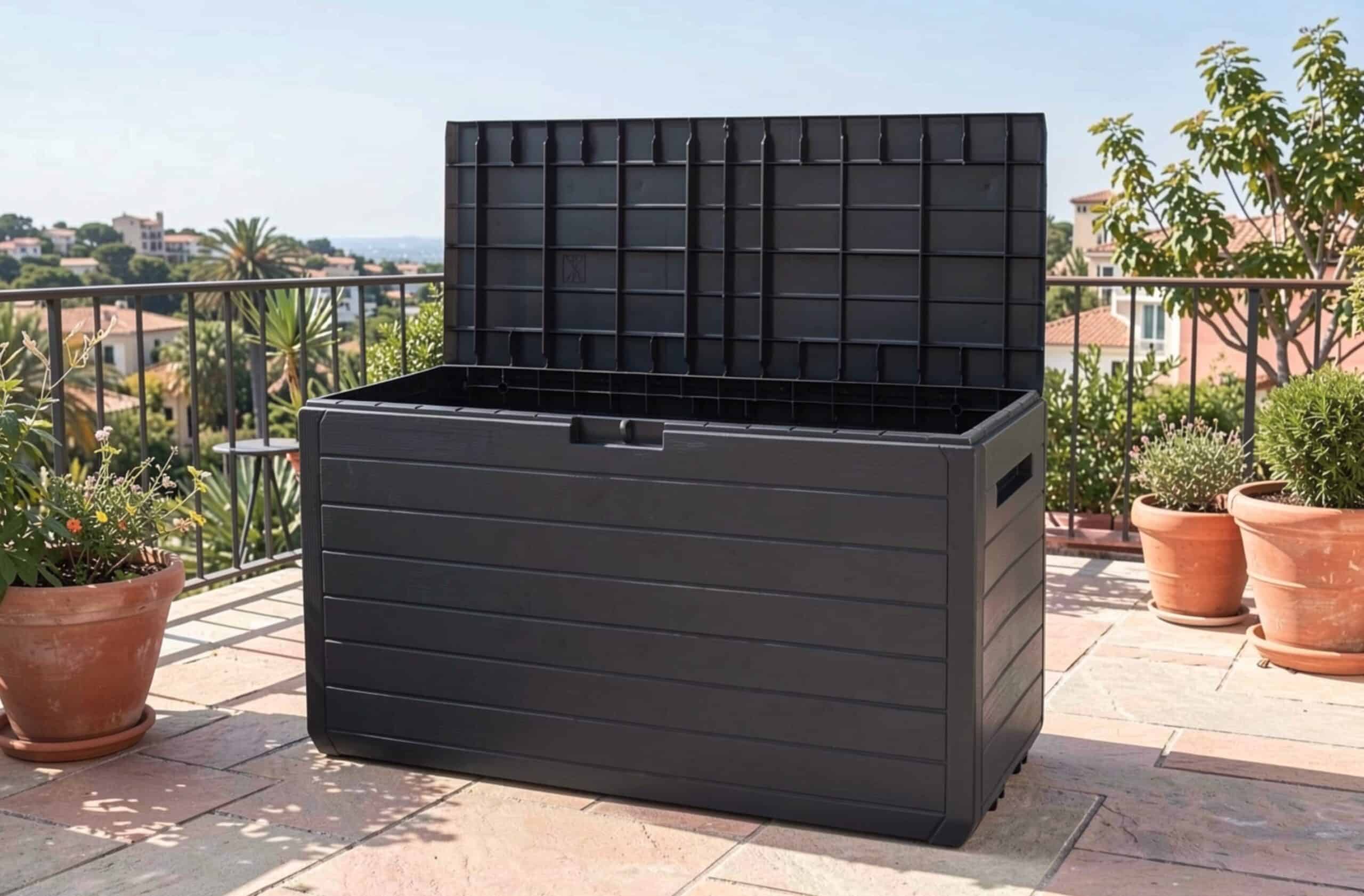 A 21e Chez Action Ce Coffre De Jardin De 270 Litres Remplace Labri Encombrant Que Tout Le Monde Garde Par Habitude Featured