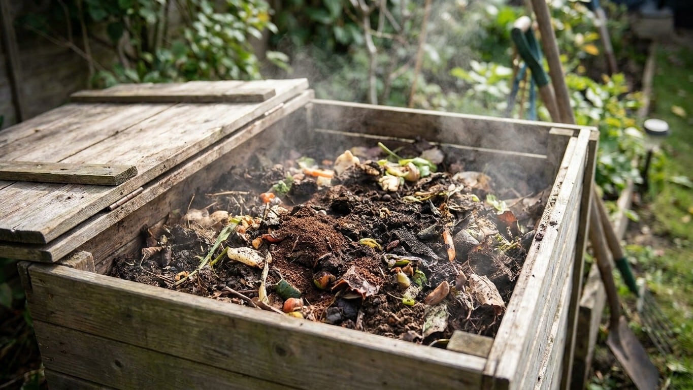 « Arrête de mettre ta tonte là-dedans » : mon voisin a soulevé le couvercle de mon compost en mai et m'a montré ce qui fer...