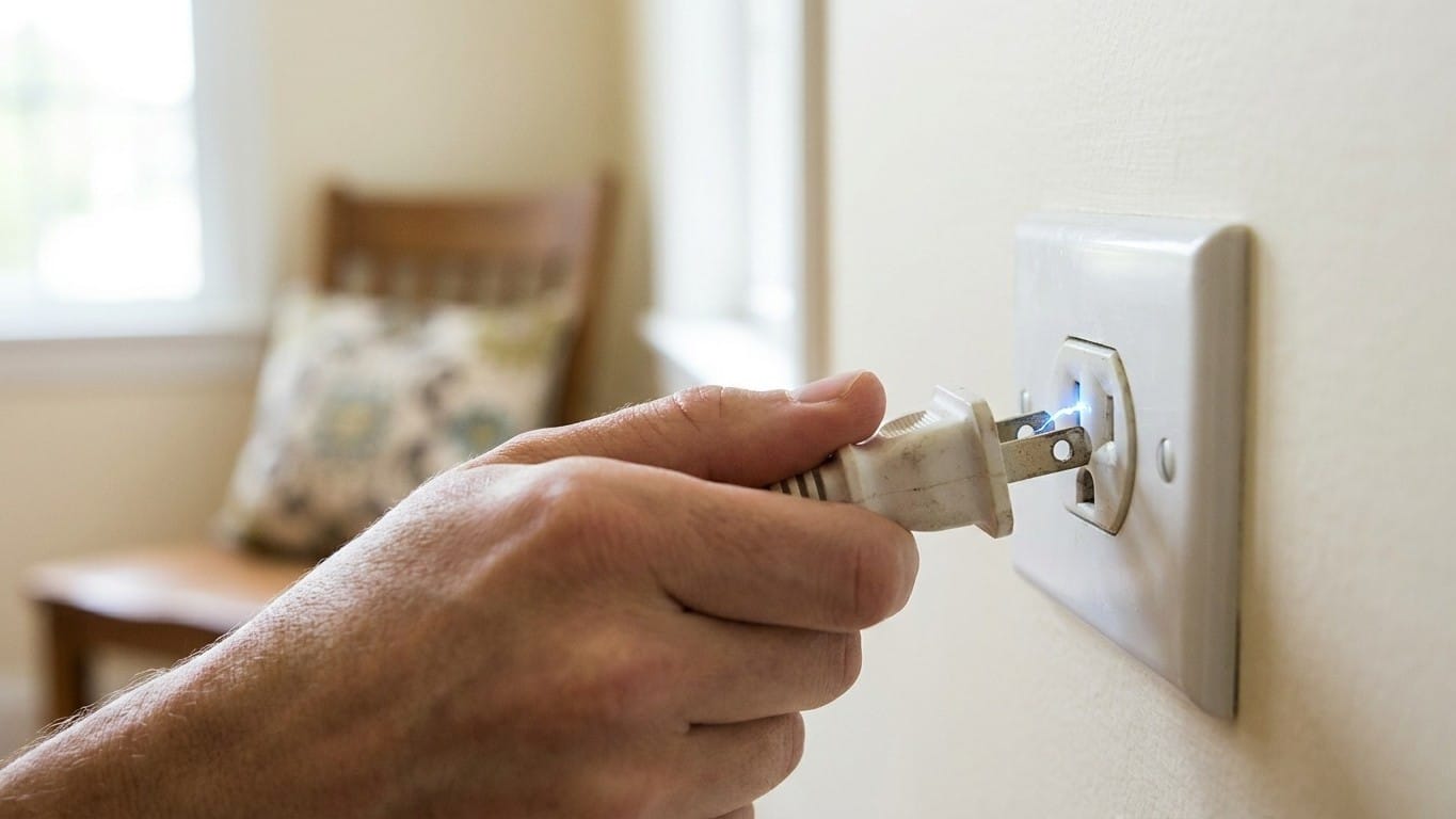 « C'est normal, ça fait ça avec le fer à repasser » : mon beau-frère électricien a quand même collé sa main sur la prise a...