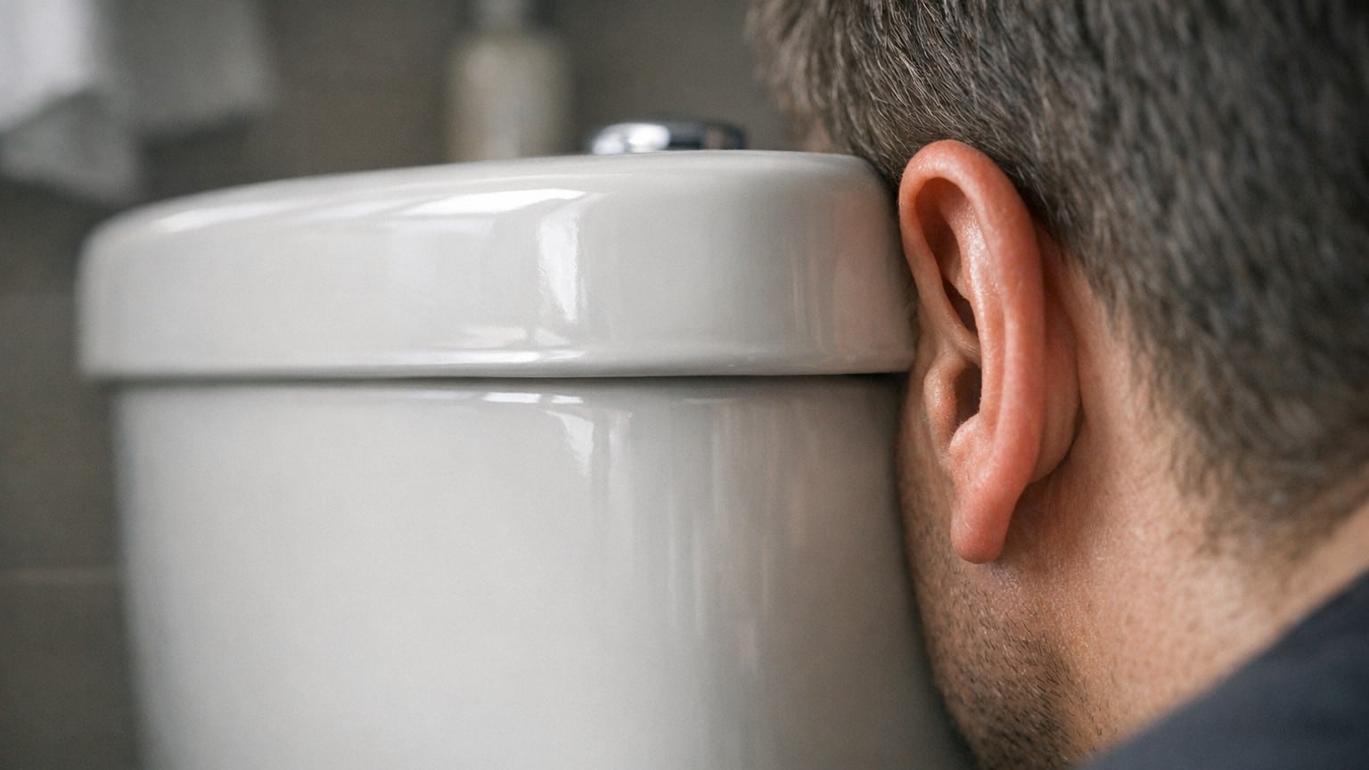 « Collez l'oreille contre vos toilettes » : le plombier a entendu un bruit que je n'avais jamais remarqué en dix ans
