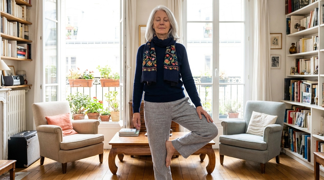 Combien De Secondes Tenez Vous Sur Une Jambe Les Yeux Fermes Les Medecins Y Lisent Votre Age Biologique Featured