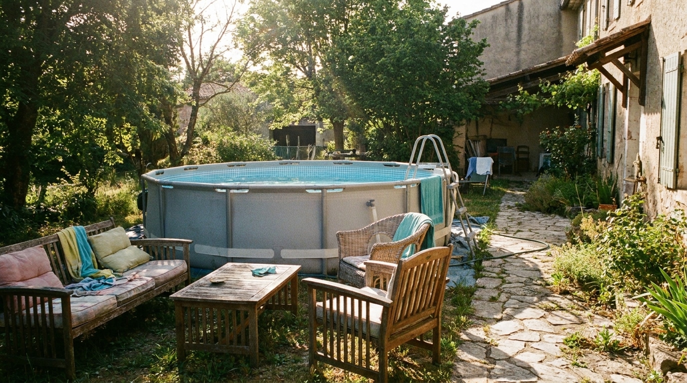 Fini La Piscine Gonflable Qui Creve Au Bout Dun Mois Ce Modele A Moins De 200 E Fait Lunanimite Dans Les Jardins Featured