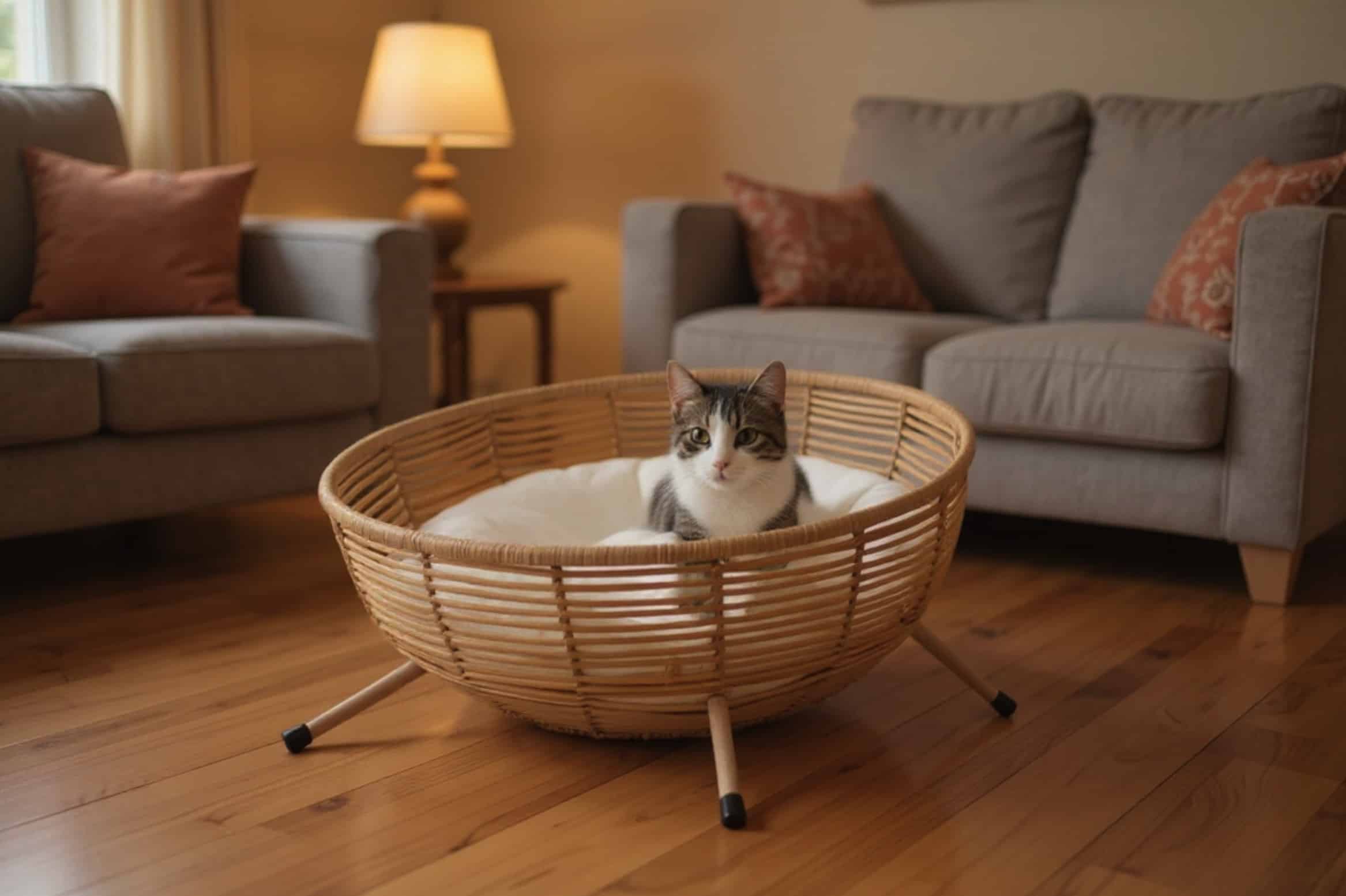 Jai Offert Ce Panier Gifi A Mon Chat Sans Y Croire Aujourdhui Cest Lui Qui Mattend Dedans Chaque Soir Featured