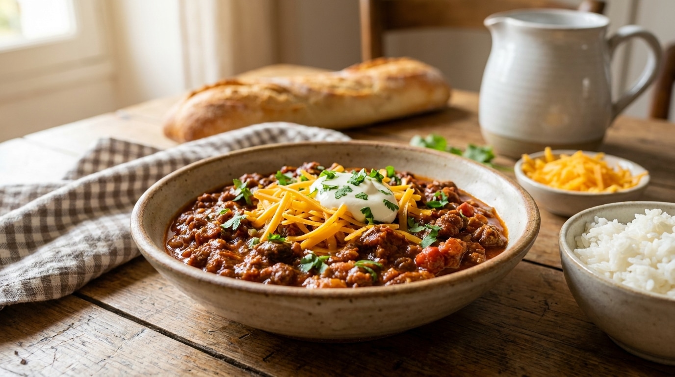 Je Faisais Mon Chili Con Carne Comme Tout Le Monde Le Soir Ou Ma Belle Fille A Goute Elle Ma Demande Quel Restaurant Mavait Donne La Recette Featured