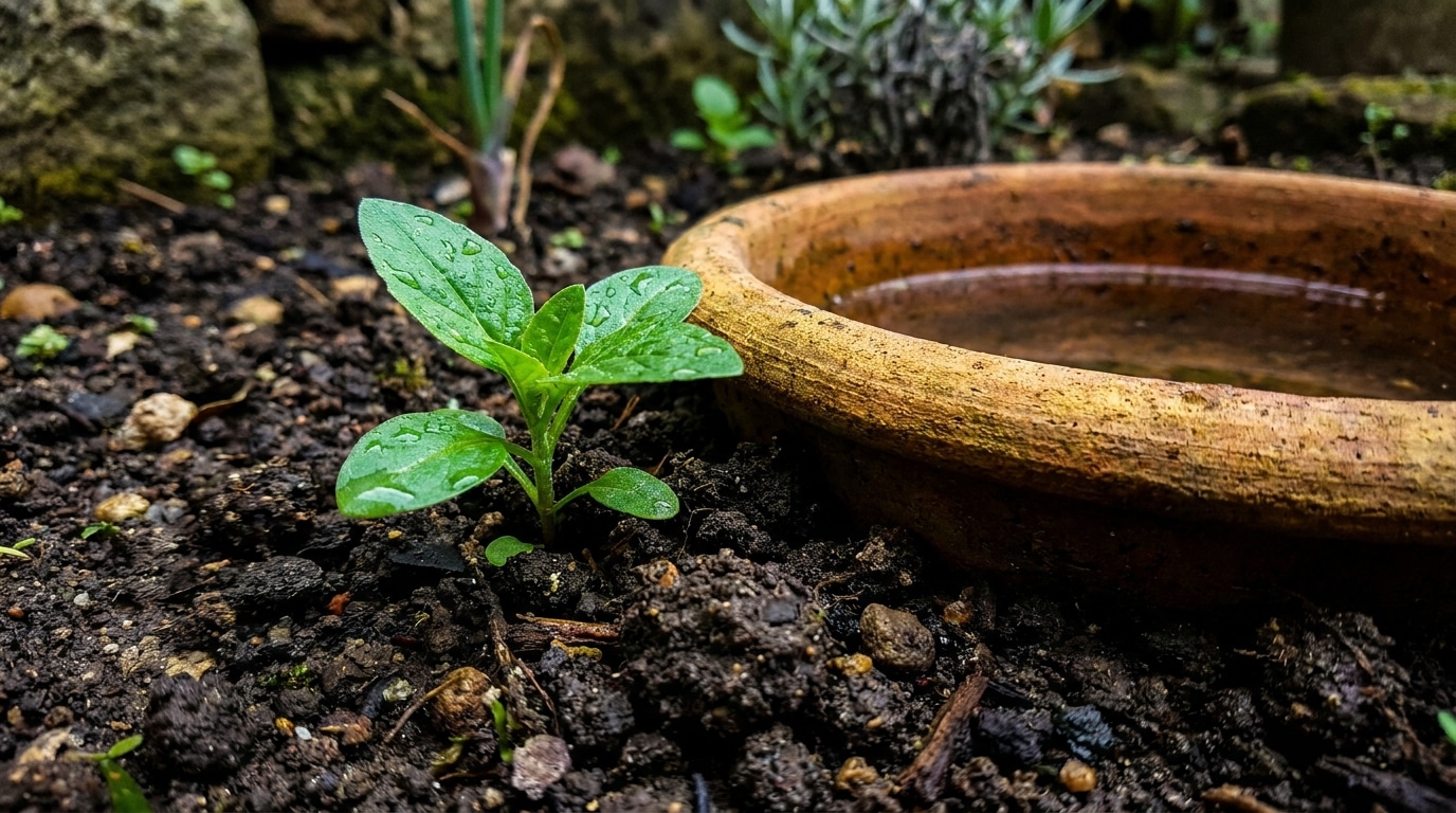 Je Pensais Que Cetait Une Vieille Astuce Inutile Depuis Quil Enterre Ce Pot Ses Plants Tiennent Les Chaleurs Sans Effort Featured
