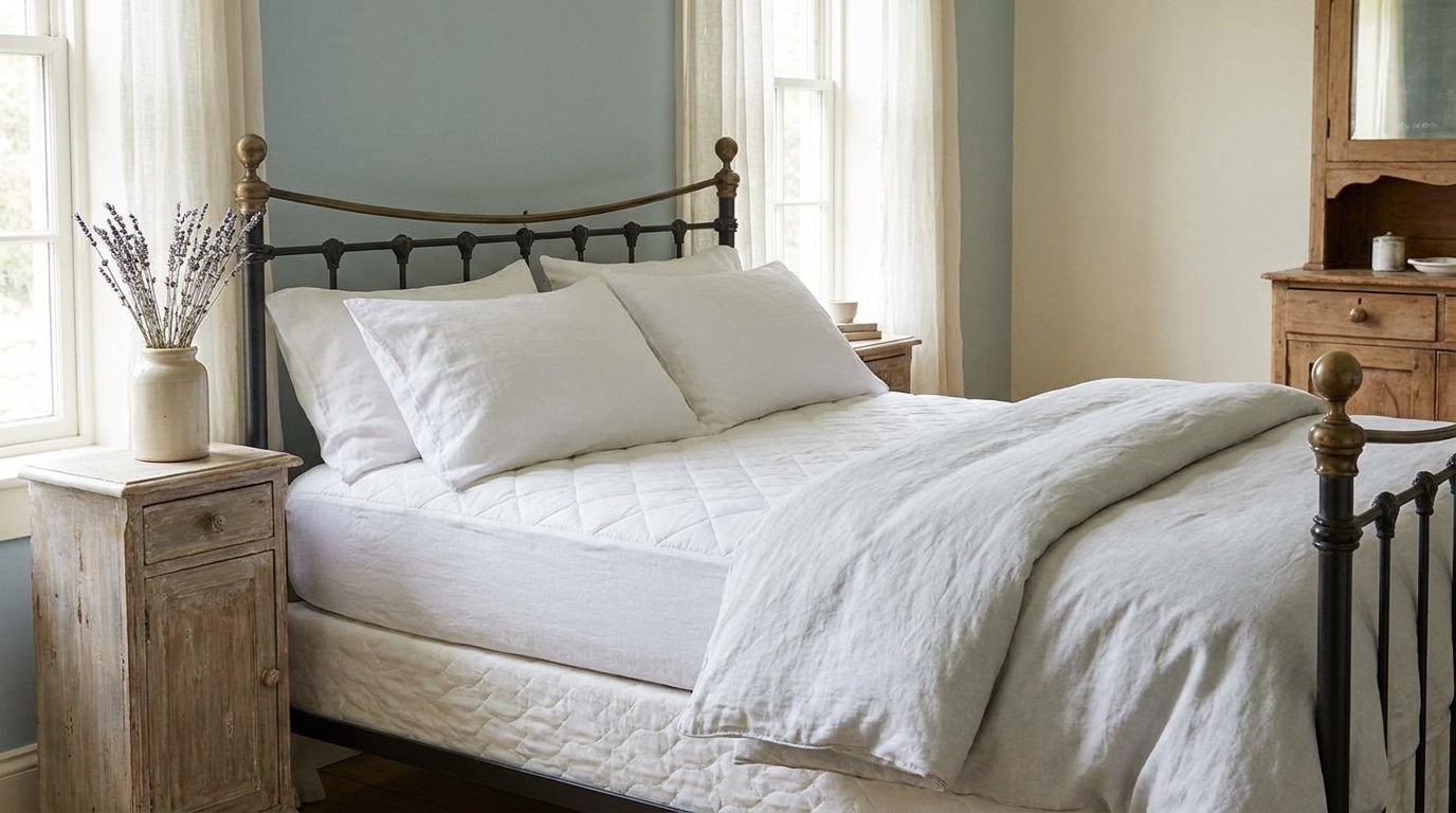 Les Anciens Dormaient Au Frais Sans Clim Ce Protege Matelas Action A 1495 E Reprend Exactement Leur Principe Featured