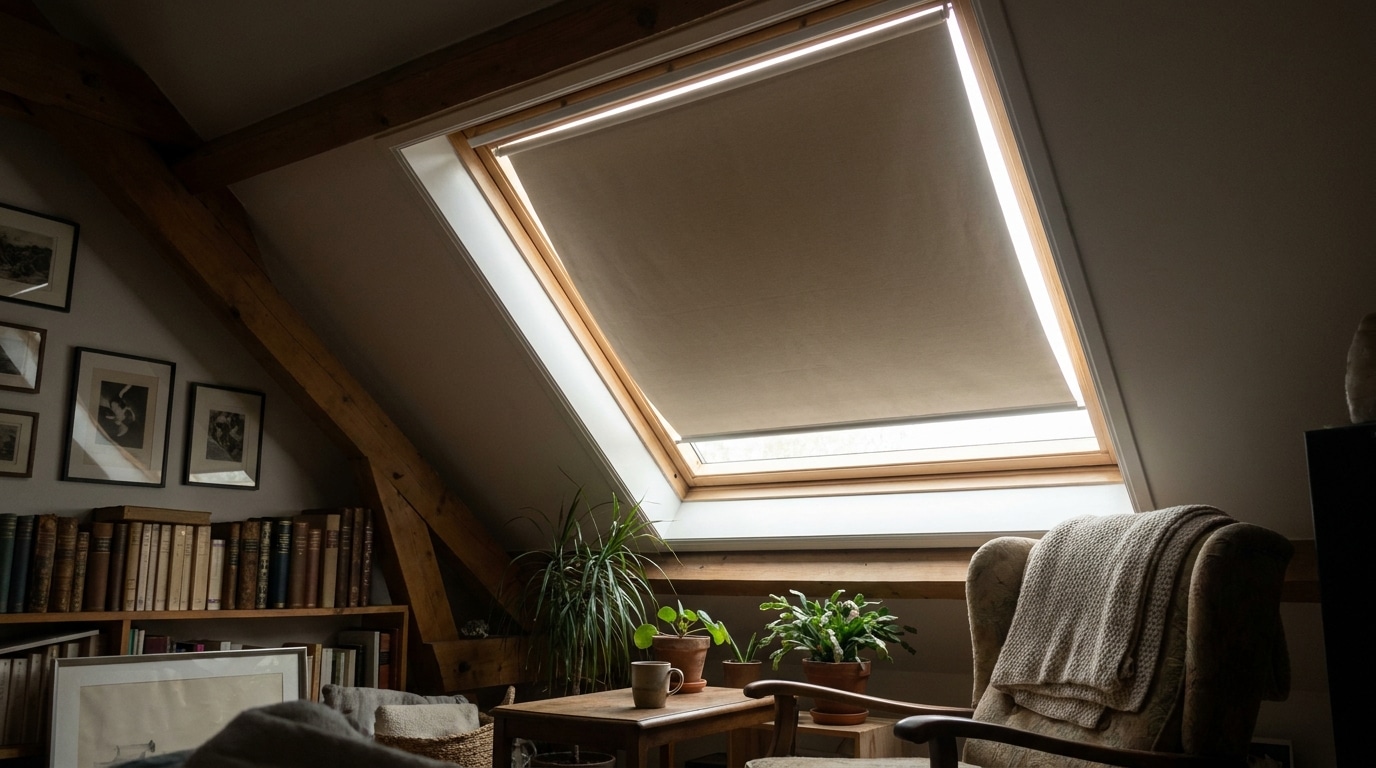 Les Anciens Fermaient Les Volets Avant Midi Ce Store Lidl A 42 E Fait Pareil Sur Le Velux Sans Climatiseur Featured