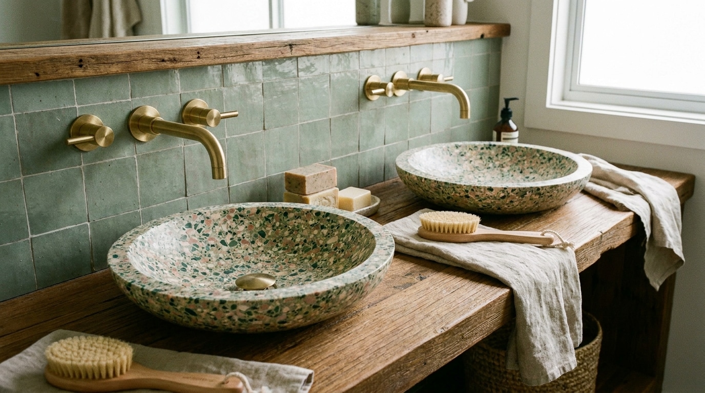 Les Architectes Dinterieur Enterrent Definitivement La Double Vasque Voici Lequipement Ultra Chic Qui Sauve Le Quotidien Des Familles Nombreuses Featured
