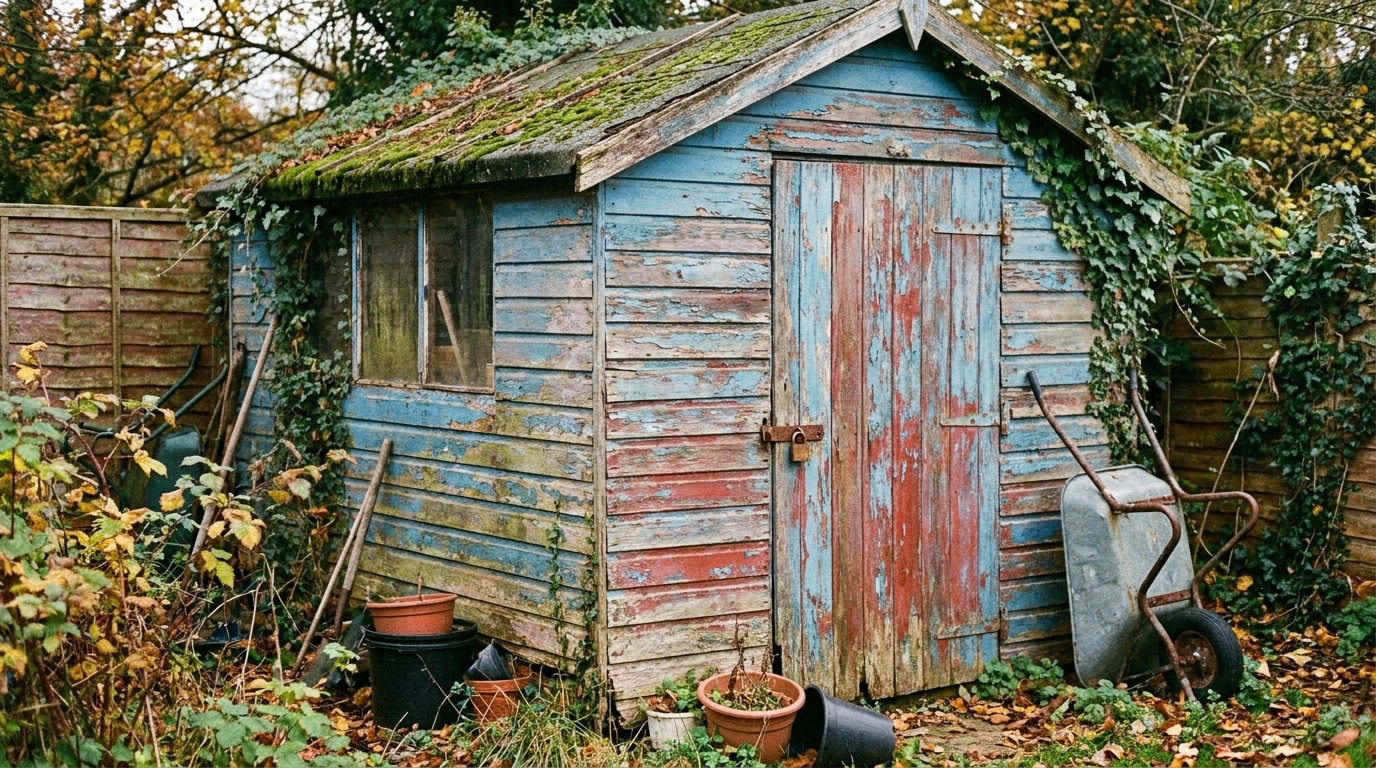 Ma Cabane De Jardin Etait Defraichie Depuis Des Annees Le Jour Ou Jai Choisi Cette Couleur Venue Du Nord Meme Le Voisin A Cru Que Je Lavais Changee Featured