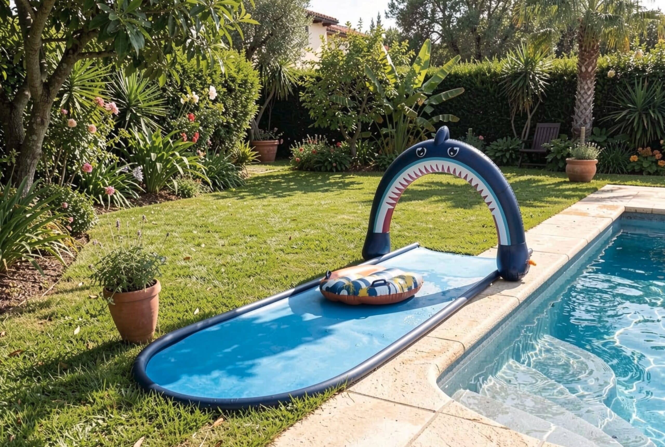 Mes Petits Enfants Ne Veulent Plus Quitter Le Jardin Ce Toboggan Aquatique Lidl A 1699e A Sauve Tout Mon Ete Featured
