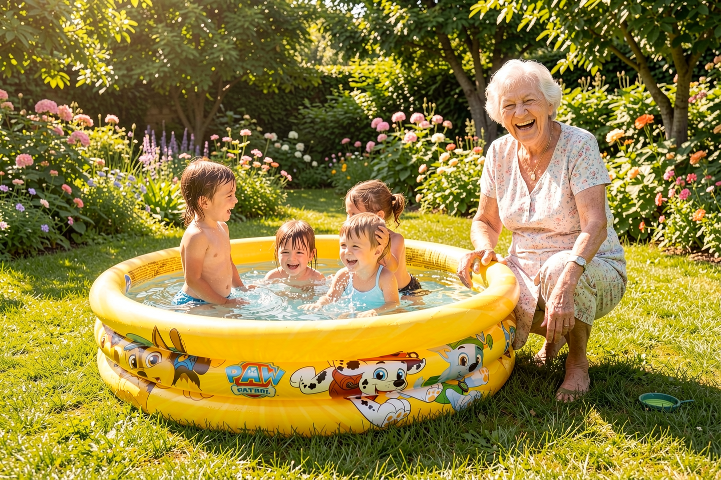 Mes Petits Enfants Ne Veulent Plus Quitter Le Jardin Depuis Que Jai Pose Cette Piscine Action A 495 E Featured