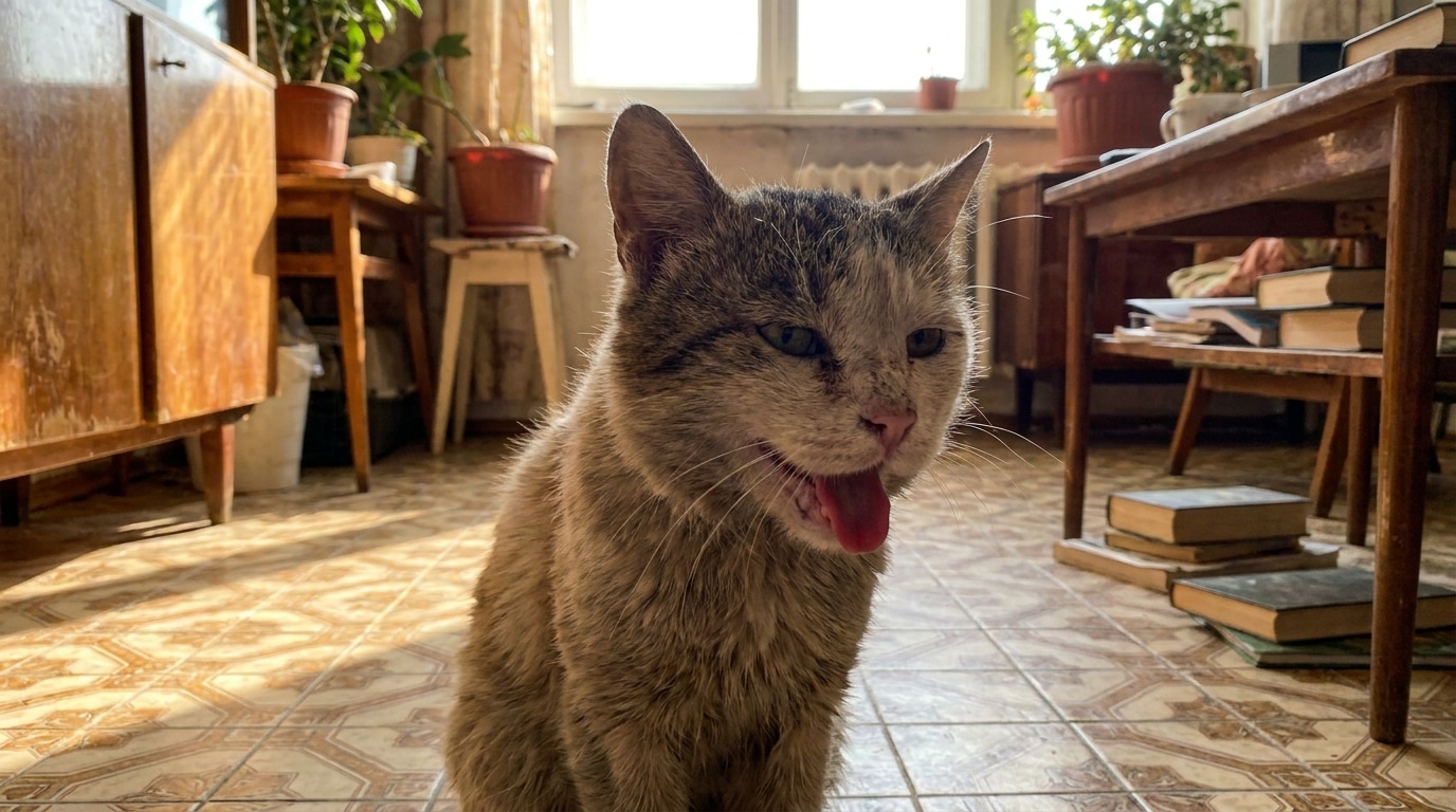 Mon Chat Etait Allonge Sur Le Carrelage Et Ses Flancs Battaient Trop Vite Jai Attendu Que Ca Passe Et Le Veto Ma Dit Que Javais Failli Le Perdre Featured
