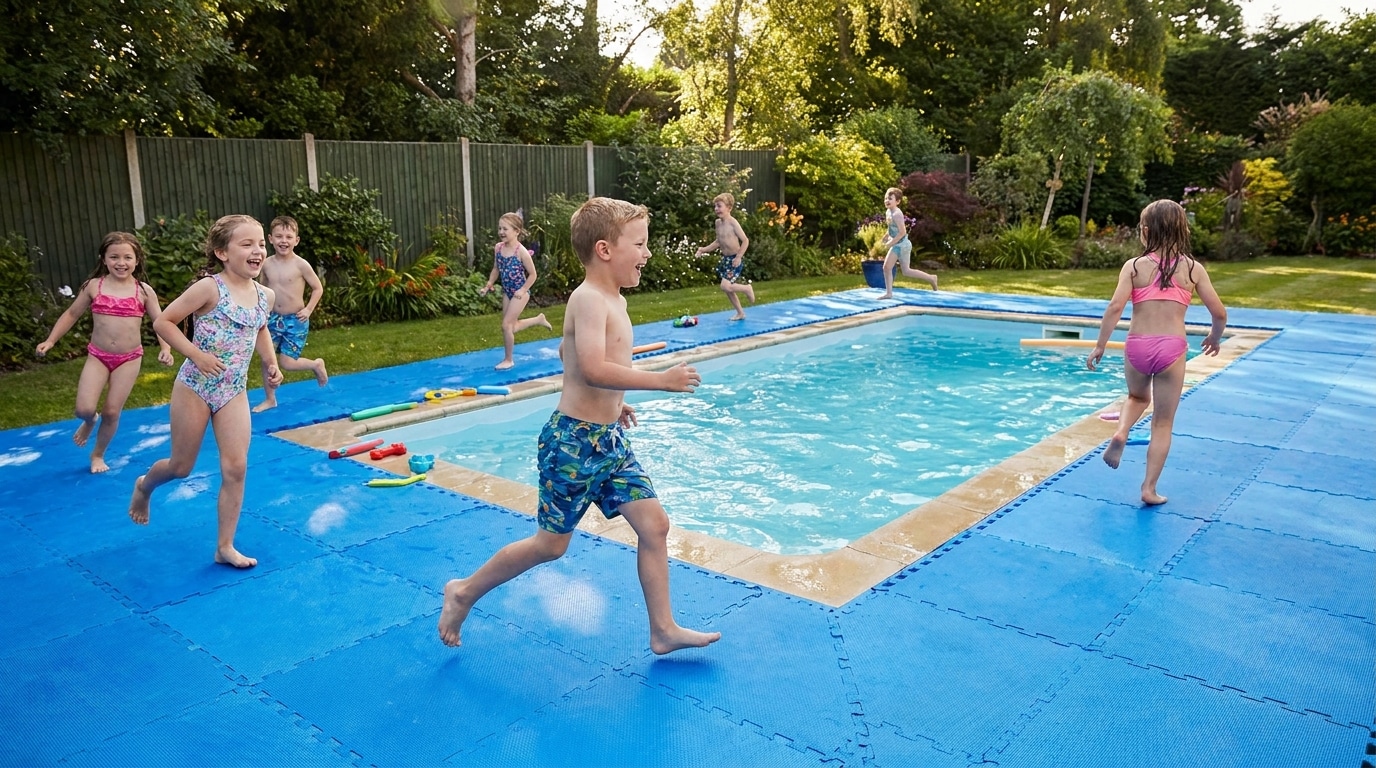 Mon Petit Fils A Failli Tomber Au Bord De La Piscine Depuis Que Jai Pose Ces Dalles A 5 E De Chez Action Je Respire Enfin Featured