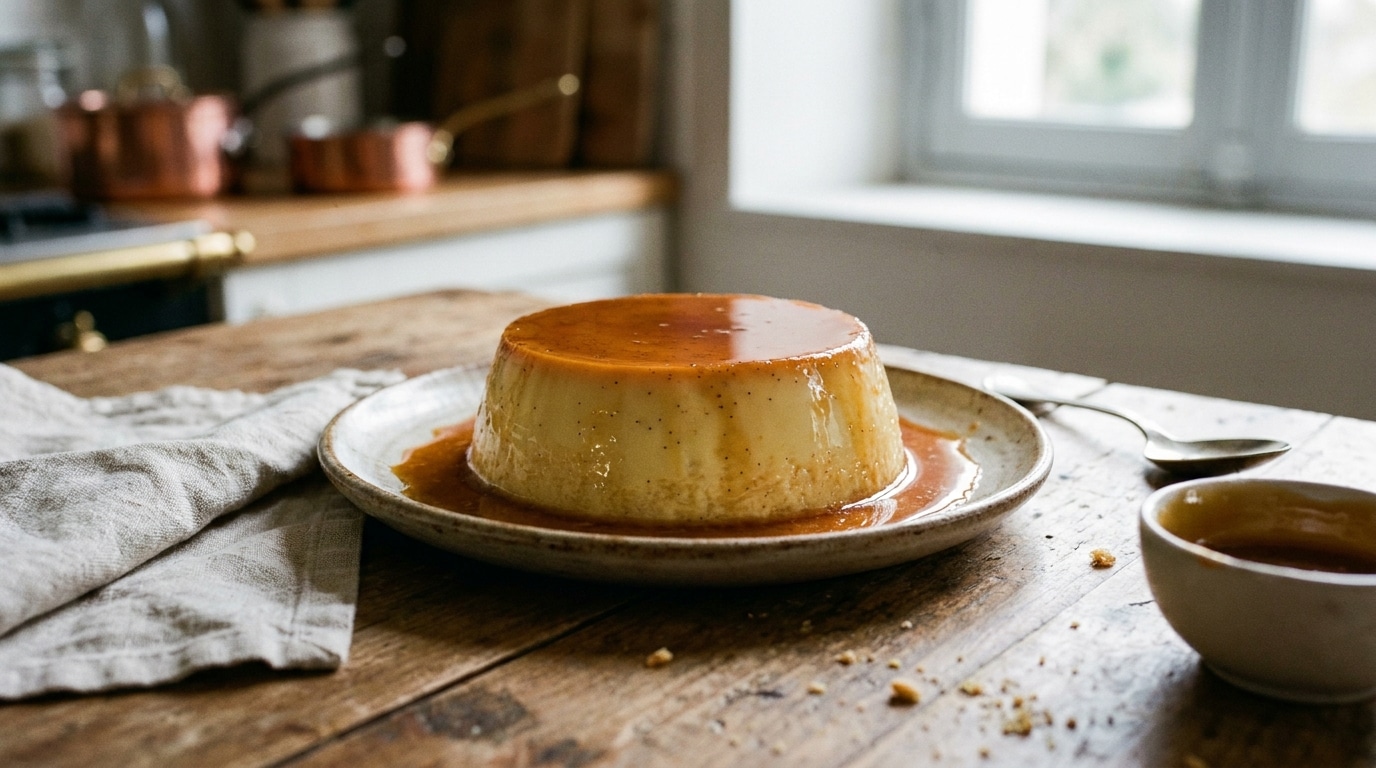 Ni Creme Ni Beurre Ni Balance Ce Flan Vanille Tient En Une Seule Boite De Conserve Et Personne Ne Devine Le Raccourci Featured