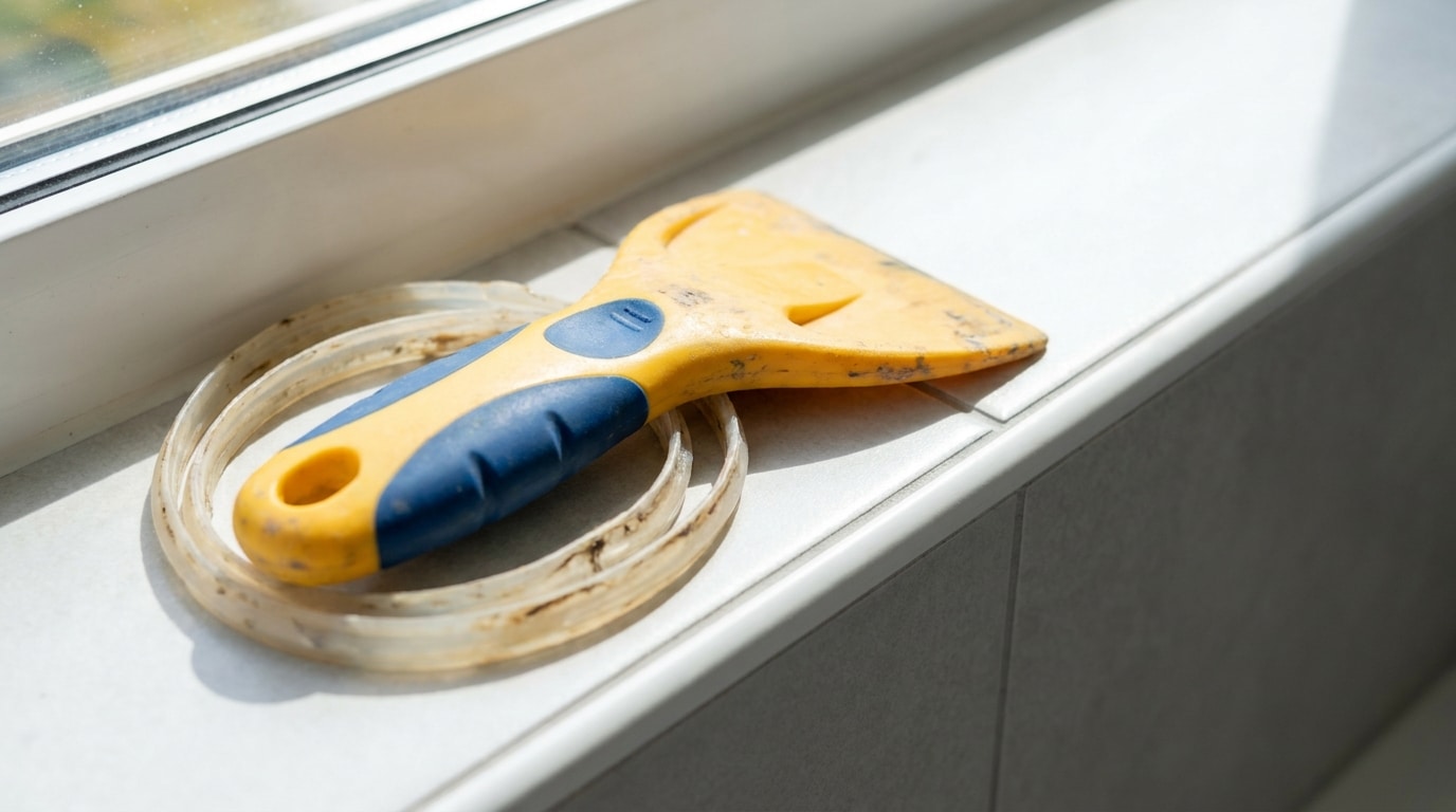 Oubliez Le Cutter Qui Saccage Vos Surfaces La Methode Implacable Des Pros Pour Decoller Le Vieux Silicone Sans La Moindre Rayure Featured