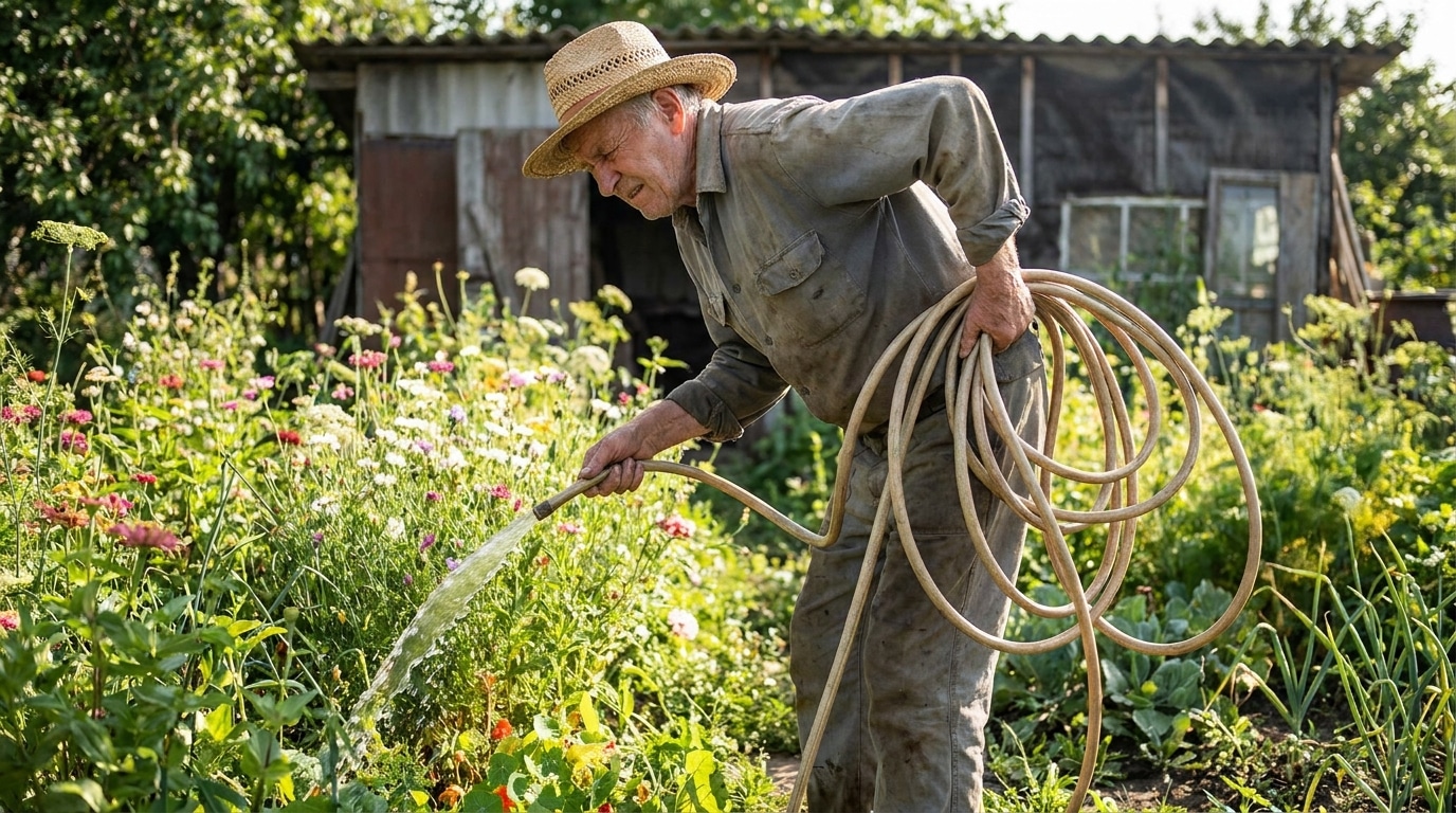 Pourquoi De Plus En Plus De Seniors Posent Ce Petit Arroseur Action Au Pied De Leurs Plants Cet Ete Featured