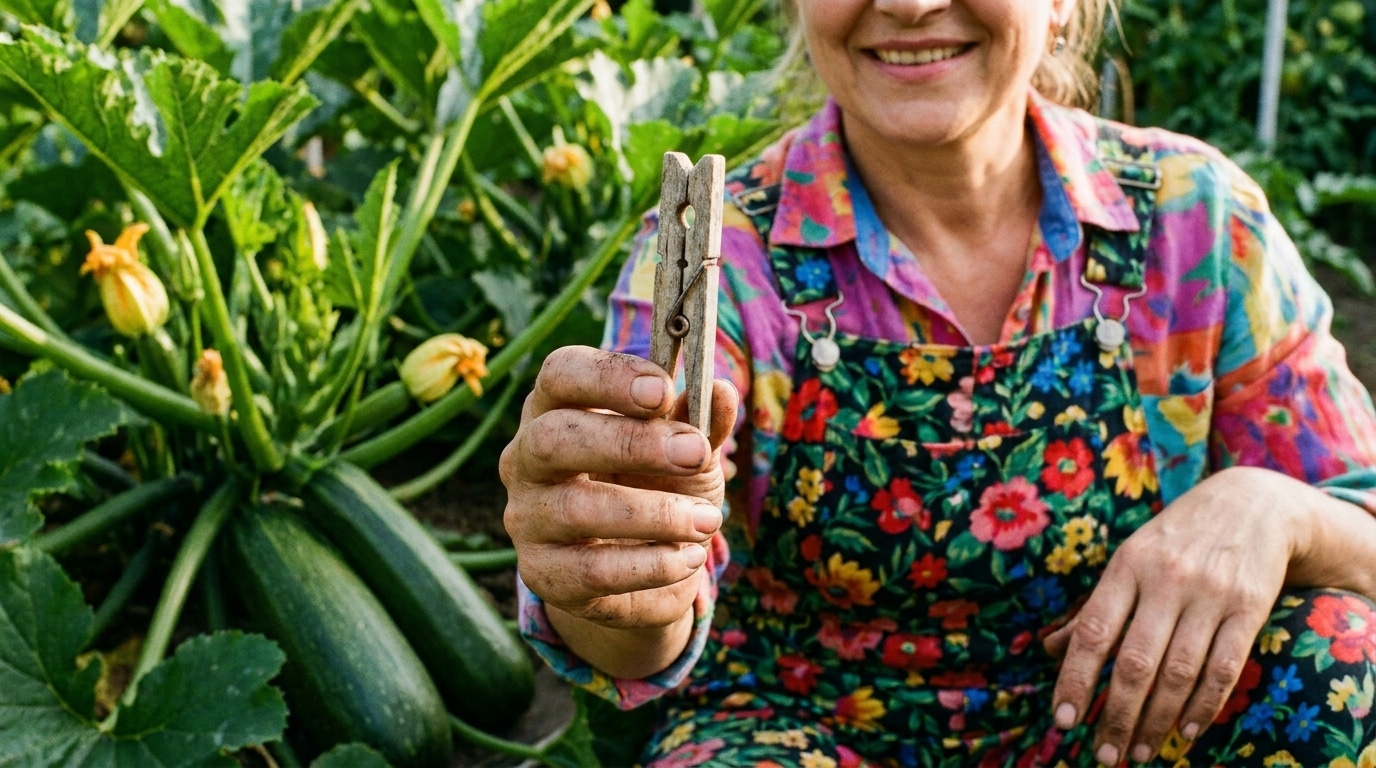 Pourquoi Les Anciens Clipsaient Une Pince A Linge En Bois Sur La Tige De Leurs Courgettes Featured