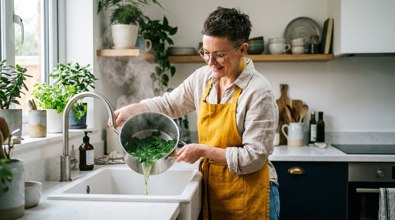 Pourquoi Les Chefs Gardent Precieusement Leau De Cuisson Des Epinards Featured