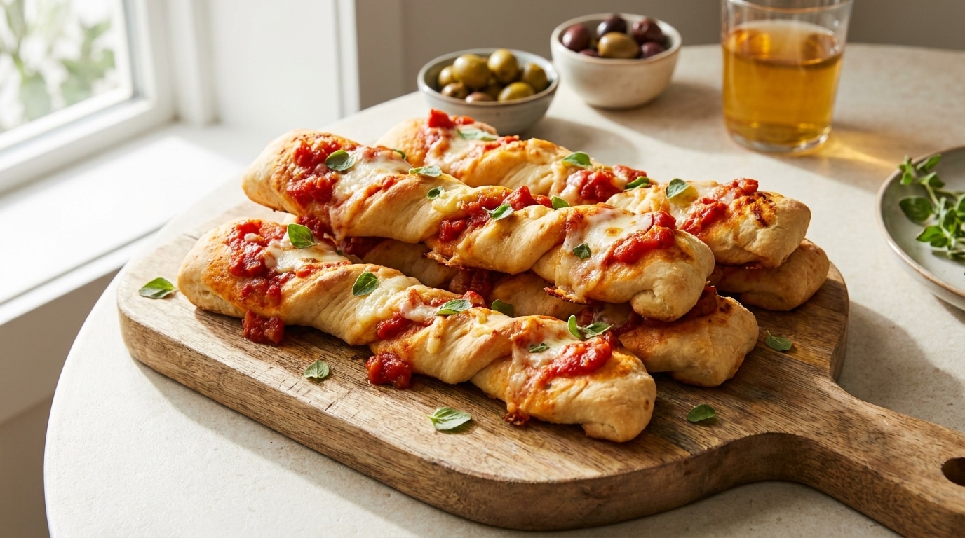 Une Pate A Pizza Un Mouvement De Poignet Et 10 Minutes De Four Le Resultat Croustillant Et Filant Rend Lapero Inoubliable Featured