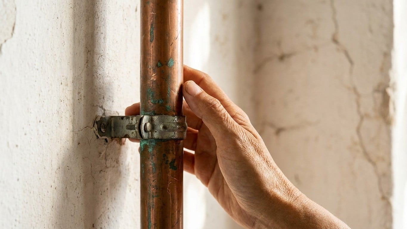 « Vous entendez des coups dans les murs quand il fait chaud ? » : mon plombier a posé la main sur le tuyau en cuivre et n'...