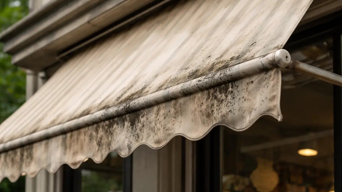 « Vous le laissez sorti la nuit ? » : l'installateur a passé le doigt sur les coutures de mon store banne et m'a montré ce...