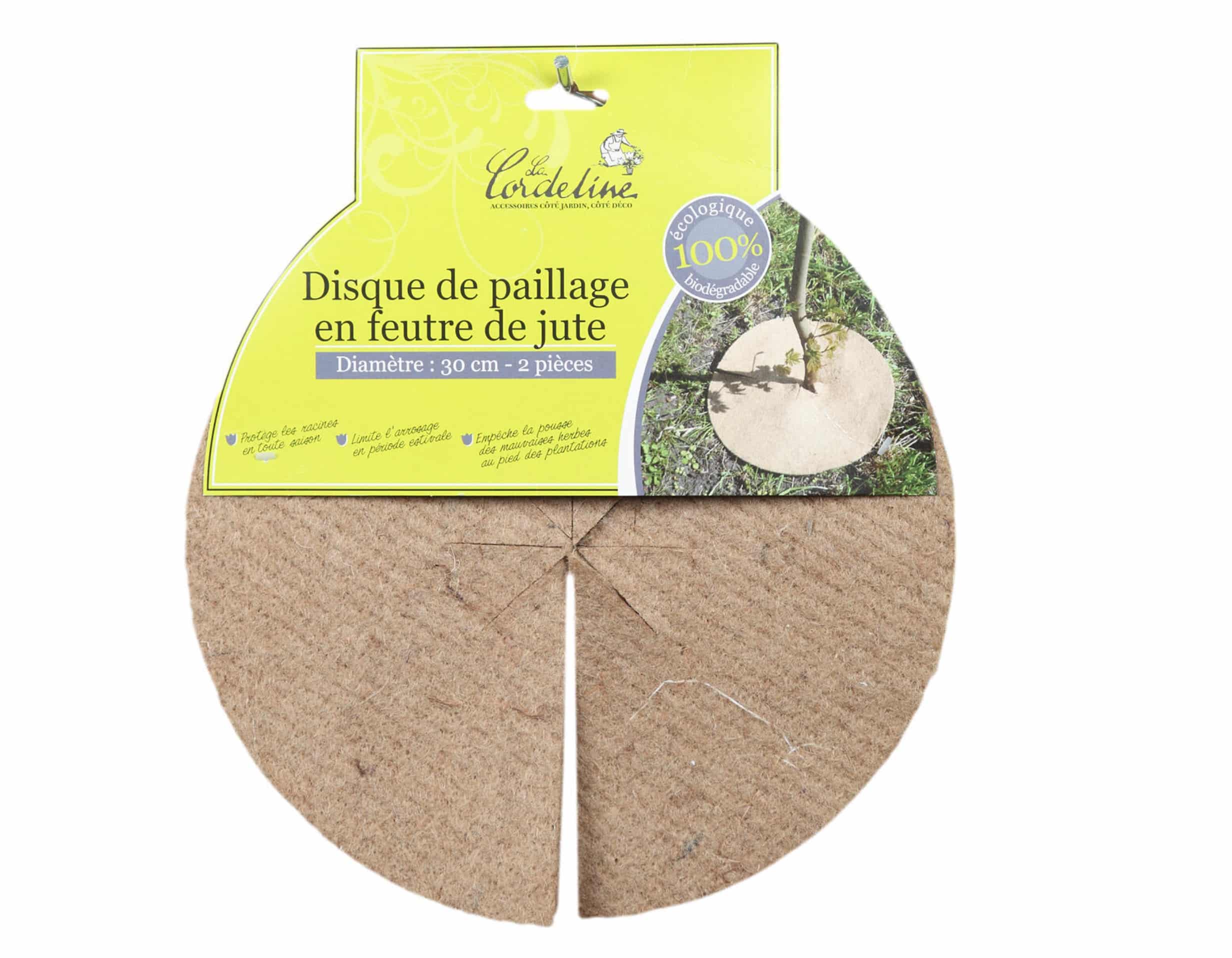 La méthode naturelle fait son grand retour avec ce disque de paillage La Cordeline à seulement 4,59 euros au rayon jardin