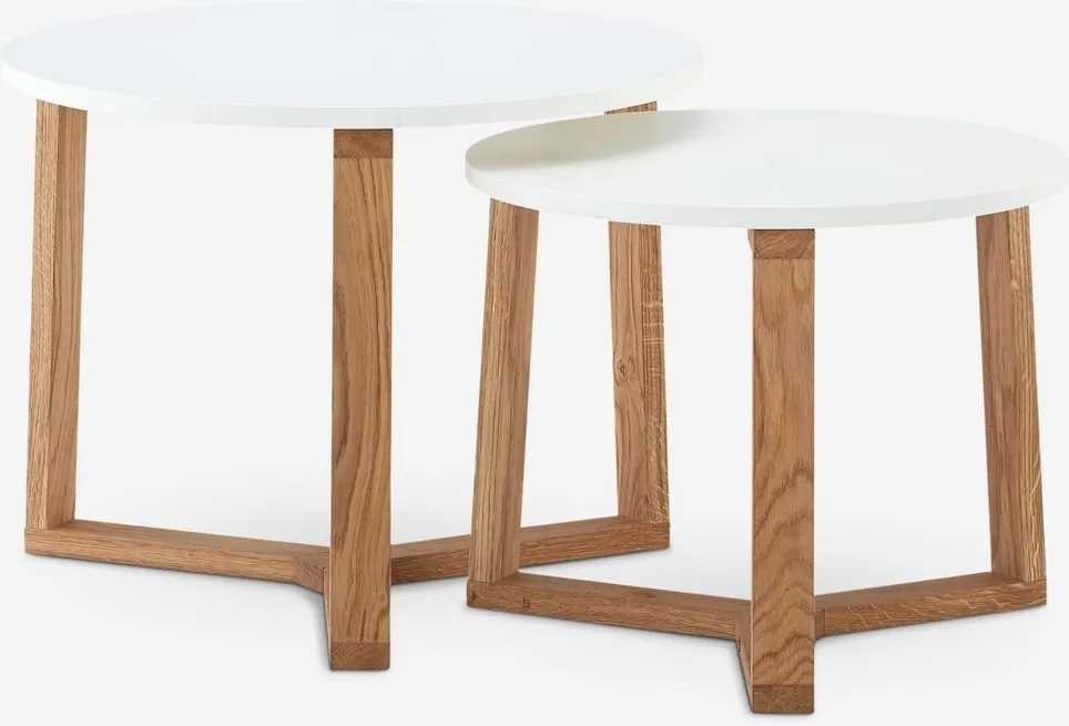 L'élégance du chêne massif et du blanc pour un design scandinave infaillible