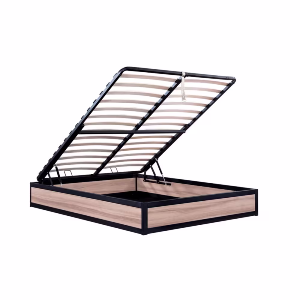 Un style minimaliste et industriel brut qui garantit des nuits parfaitement ventilées et confortables