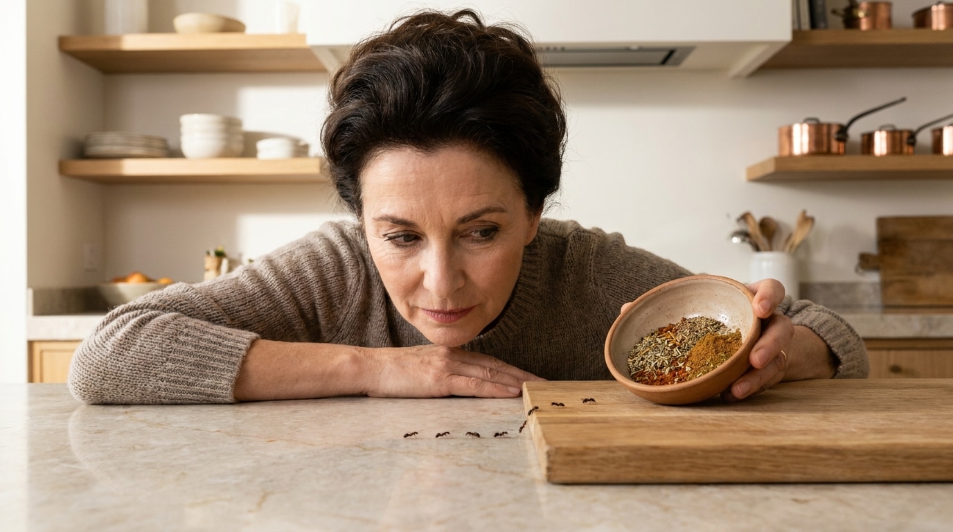 Des Fourmis Defilent Dans Votre Cuisine Voici Une Solution Facile Avec Une Simple Epice Pour Les Faire Fuir Pour De Bon Featured