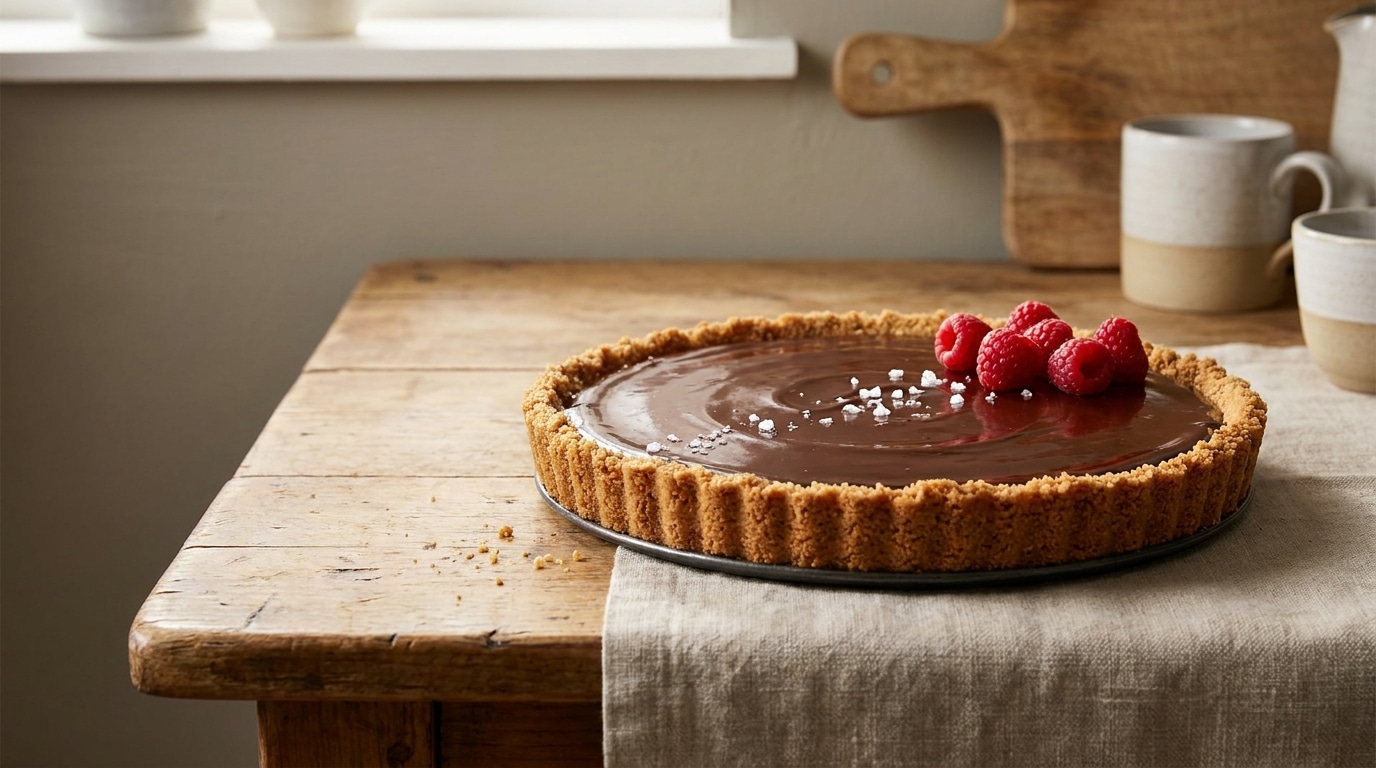 Fini Les Desserts Au Four En Plein Ete Cette Tarte Au Chocolat Sans Cuisson Se Prepare En Un Rien De Temps Et Tout Le Monde Redemande Featured