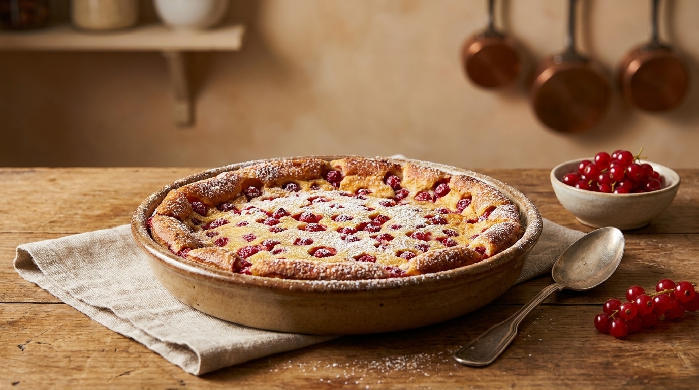 Fini Les Desserts Compliques Ce Clafoutis Aux Groseilles Moelleux Et Acidule Est Devenu Mon Prefere Meilleur Qua La Cerise Featured