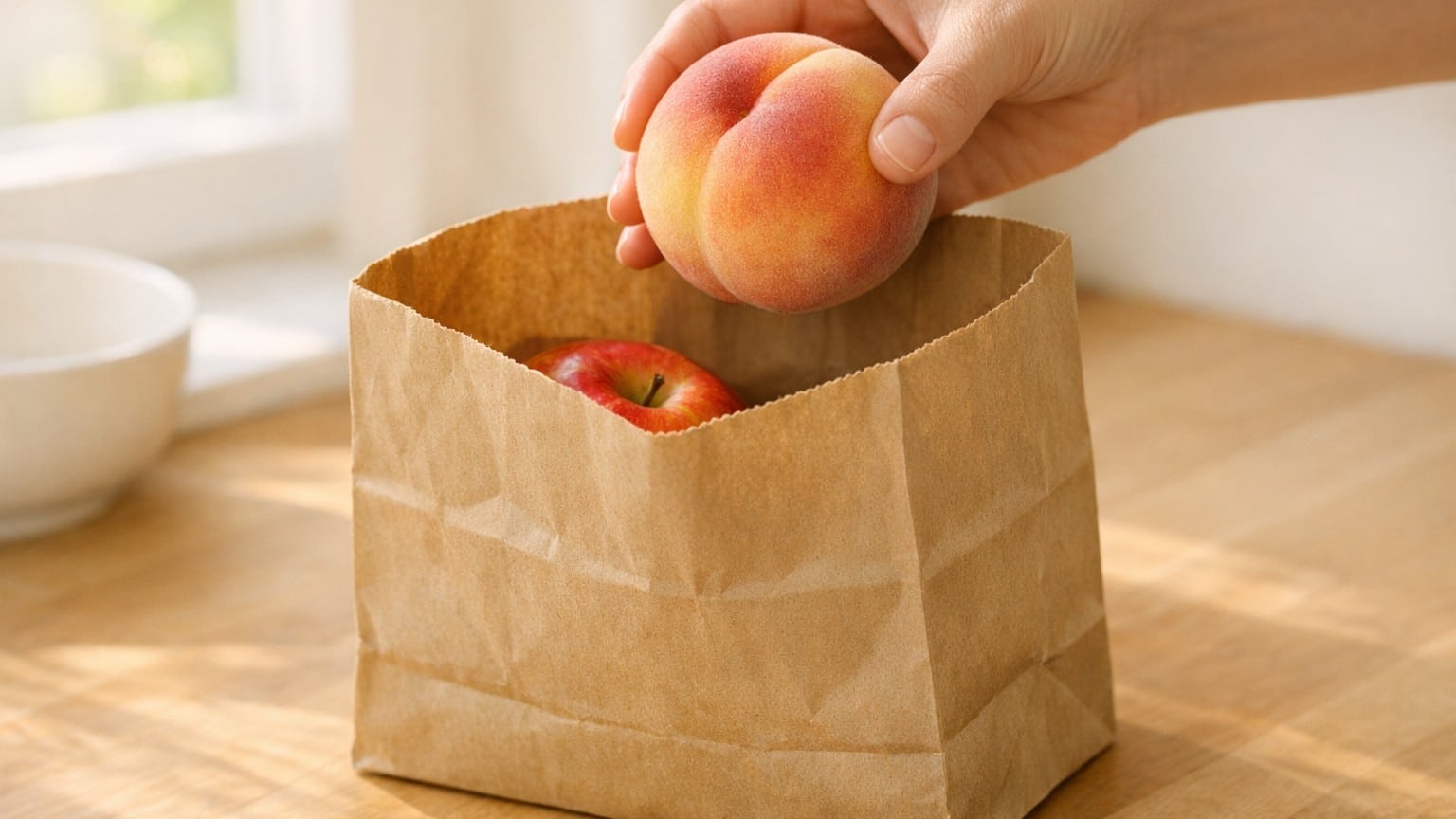 Fini les pêches et abricots durs et fades : ce que je glisse désormais dans le sac pour les rendre fondants en 24 heures (...