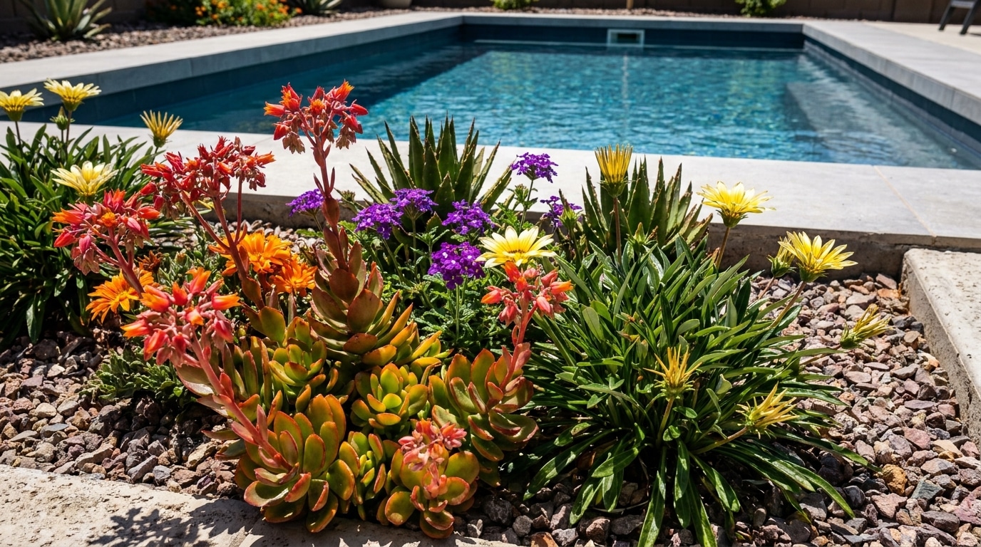 Fini Les Plantes Qui Crament Au Bord De La Piscine Ce Que Je Mets Desormais Dans Mon Massif Pour Quil Reste Beau Toute Lannee Et Cest Franchement Plus Joli Featured