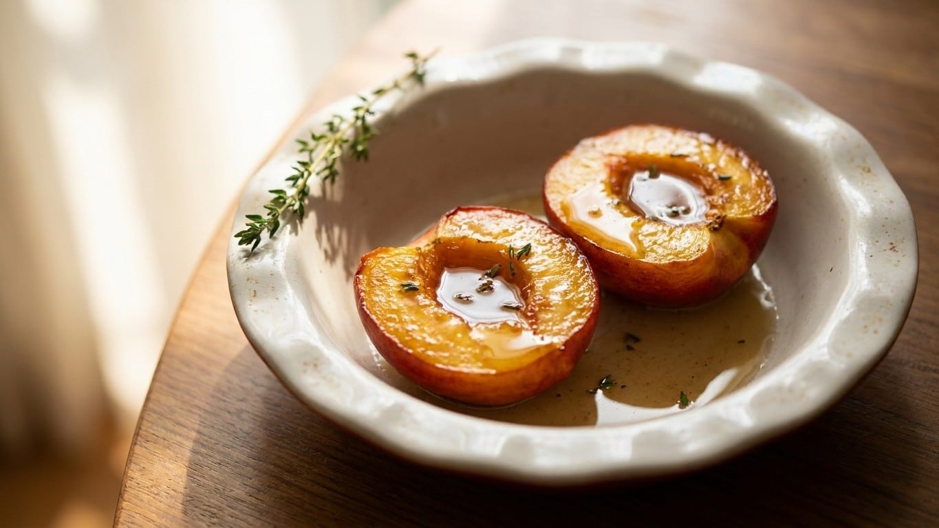 J'achetais toujours une tarte aux fruits pour mes invités l'été : le jour où j'ai sorti ces nectarines rôties du four, plu...